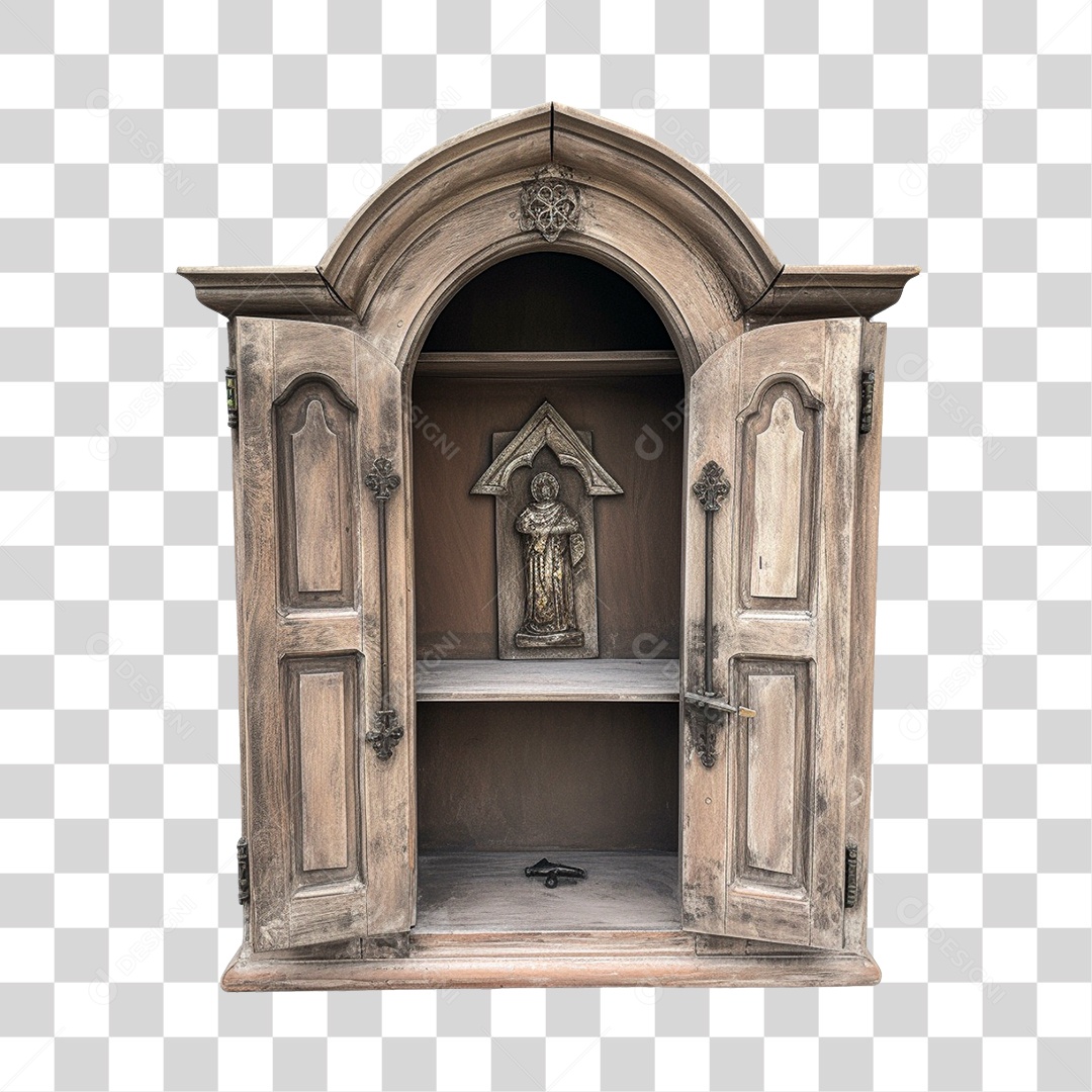 Elemento 3D Para Composição Capela de São João PNG Transparente