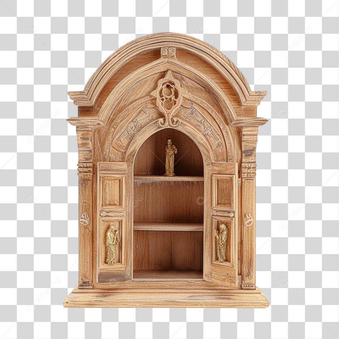 Elemento 3D Para Composição Capela de São João PNG Transparente