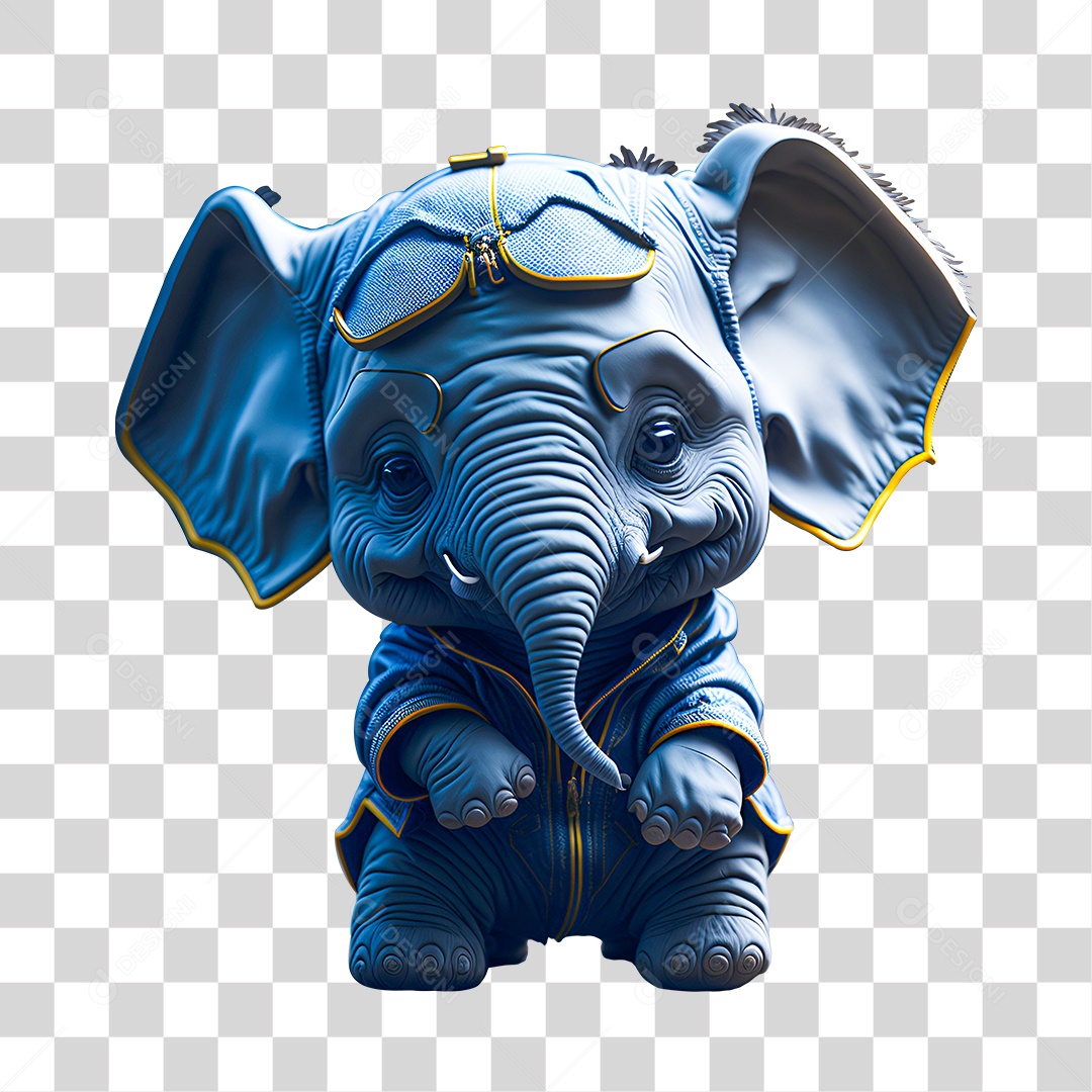 Ilustração de Elefante PNG Transparente