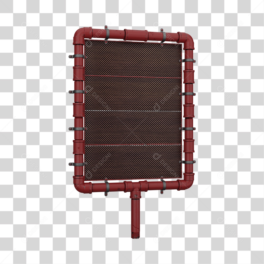 Elementos Canos 3D PNG Para Flyers de Eventos