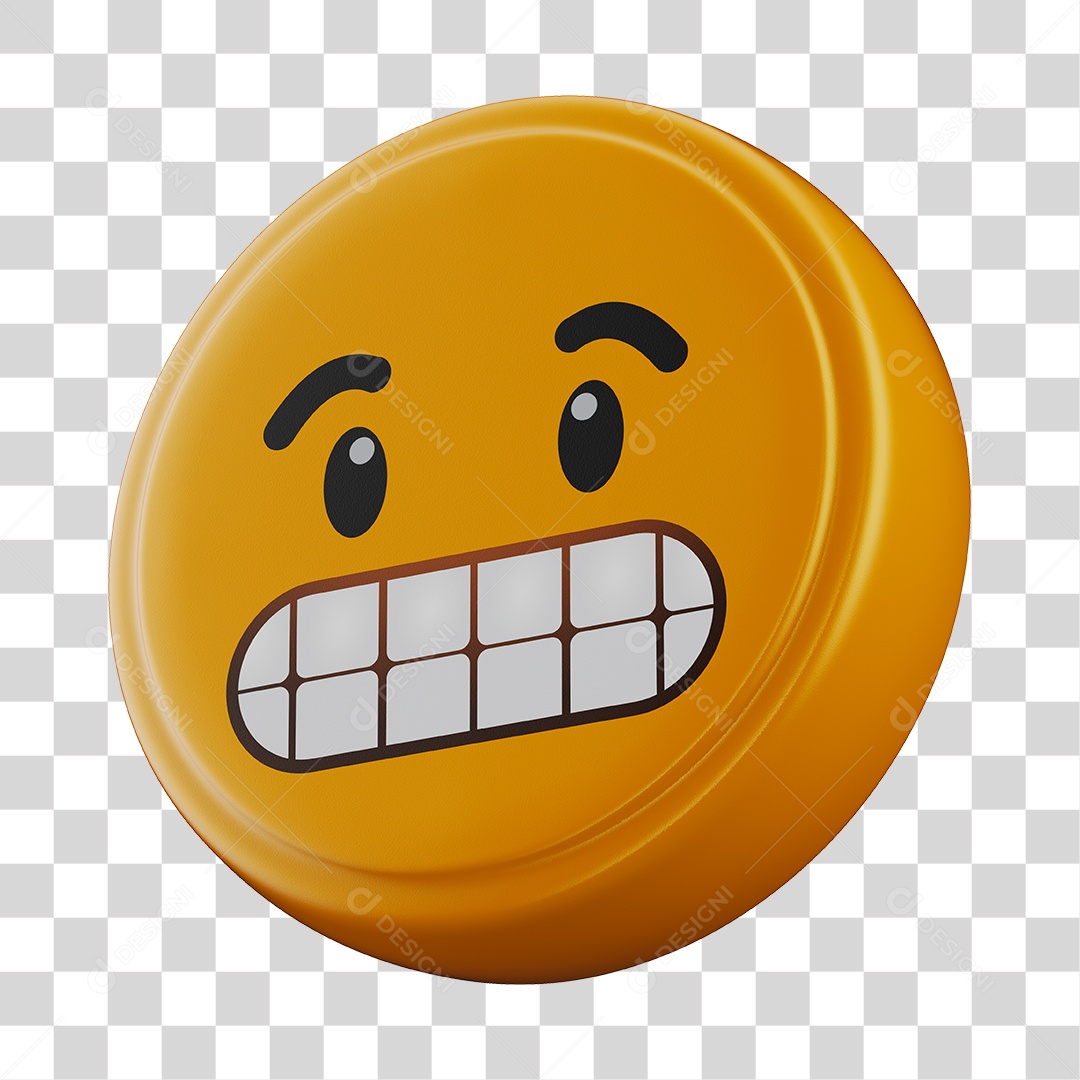 Emoji De Careta 3D Para Composição PNG Transparente