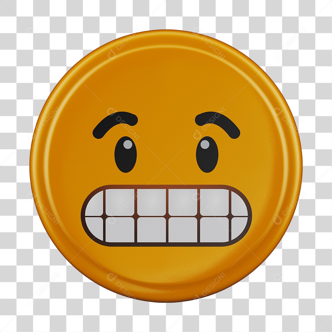 Emoji De Careta 3D Para Composição PNG Transparente