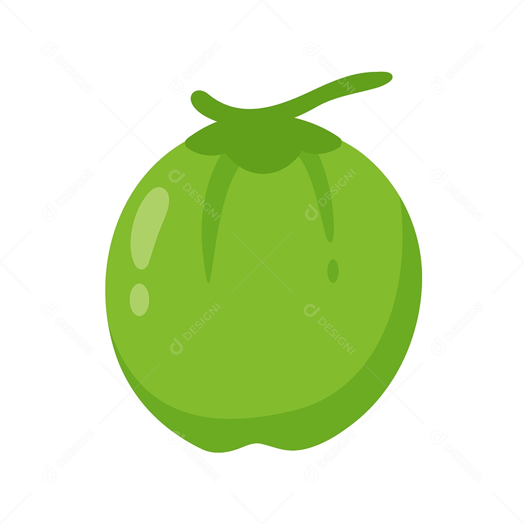 Desenho De Goiaba Fruta Vetor EPS