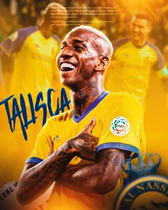 Flyer Jogador de Futebol Anderson Talisca Social Media PSD Editável