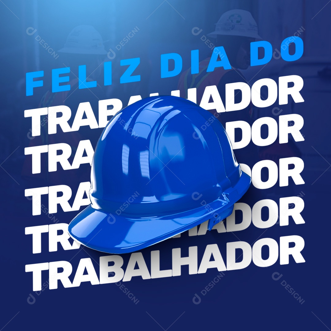 Social Media Feliz Dia Do Trabalhador 01 De Maio PSD Editavel