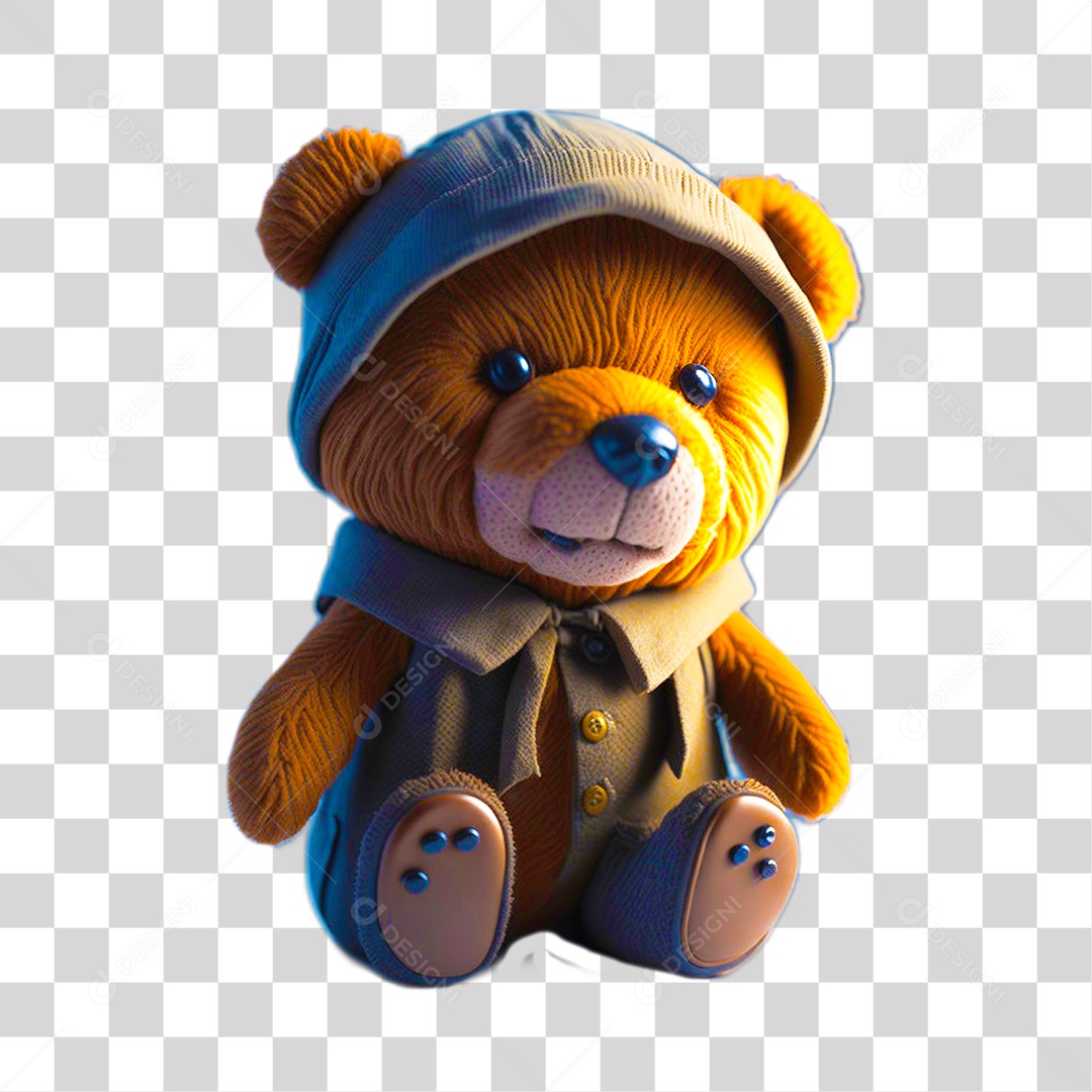 Urso de Pelúcia PNG Transparente