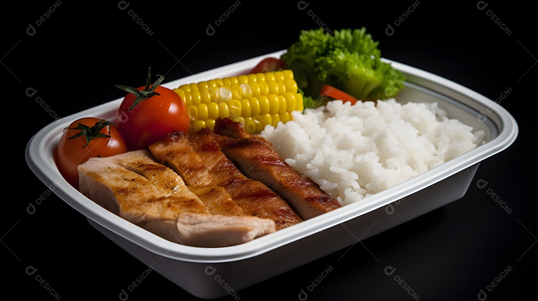 Prato de comida sobre uma mesa de restaurante