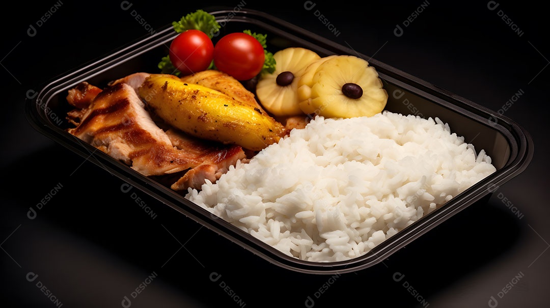 Prato de comida sobre uma mesa de restaurante