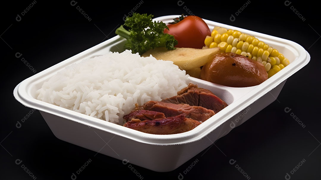 Prato de comida sobre uma mesa de restaurante