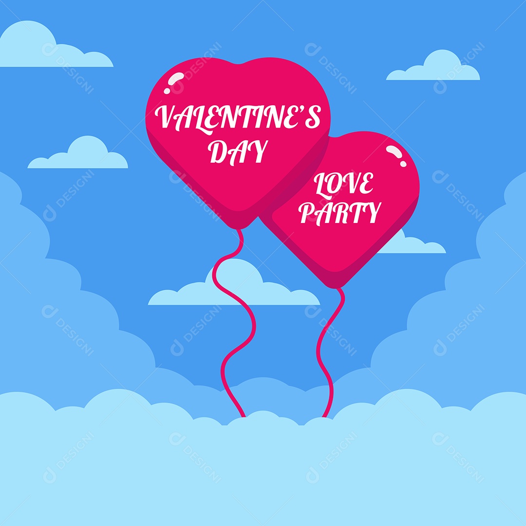 Ilustração Dia Dos Namorados EPS Editável