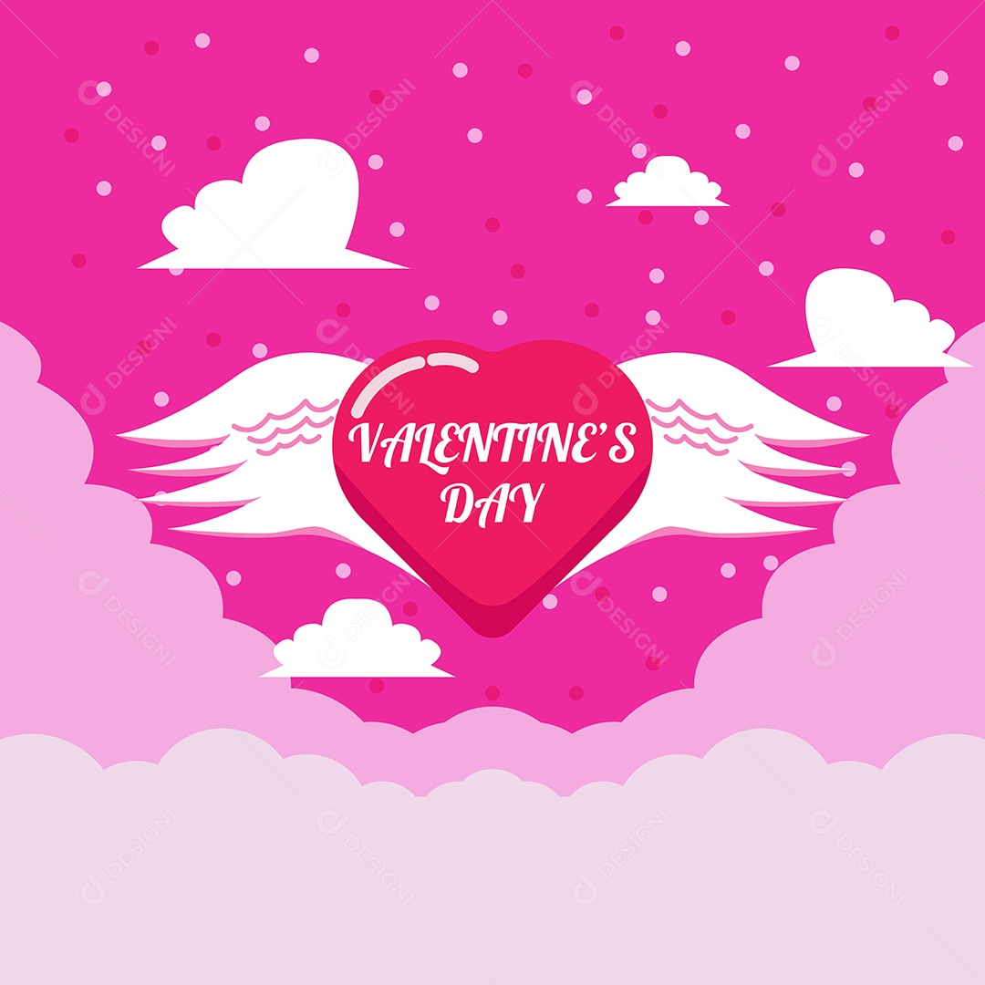 Ilustração Dia Dos Namorados EPS Editável