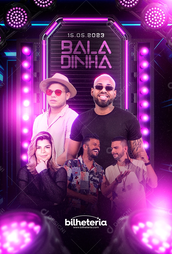 Baladinha Flyer Social Media PSD Editável