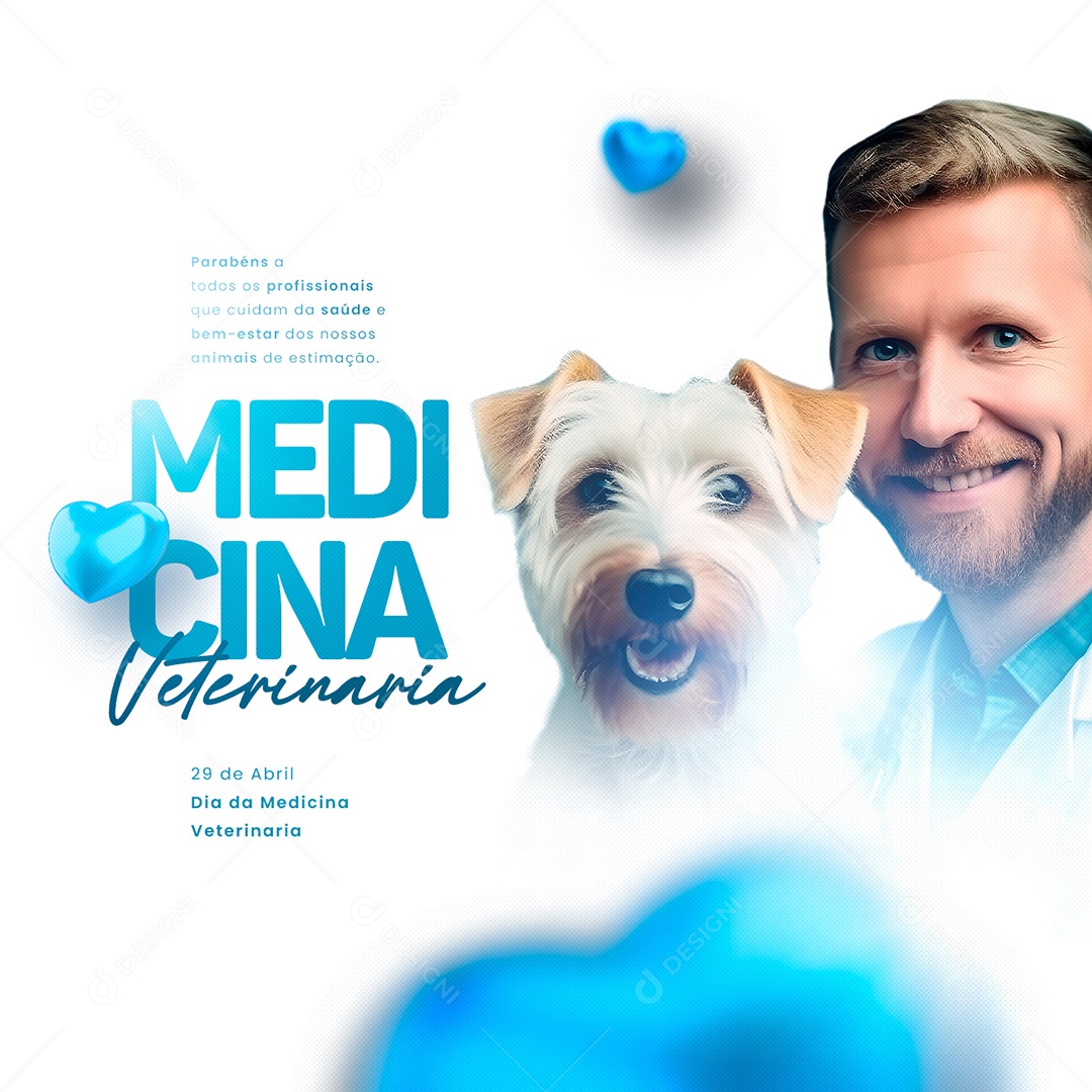 Social Media Dia Mundial Da Medicina Veterinária 29 De Abril Social Media PSD Editável
