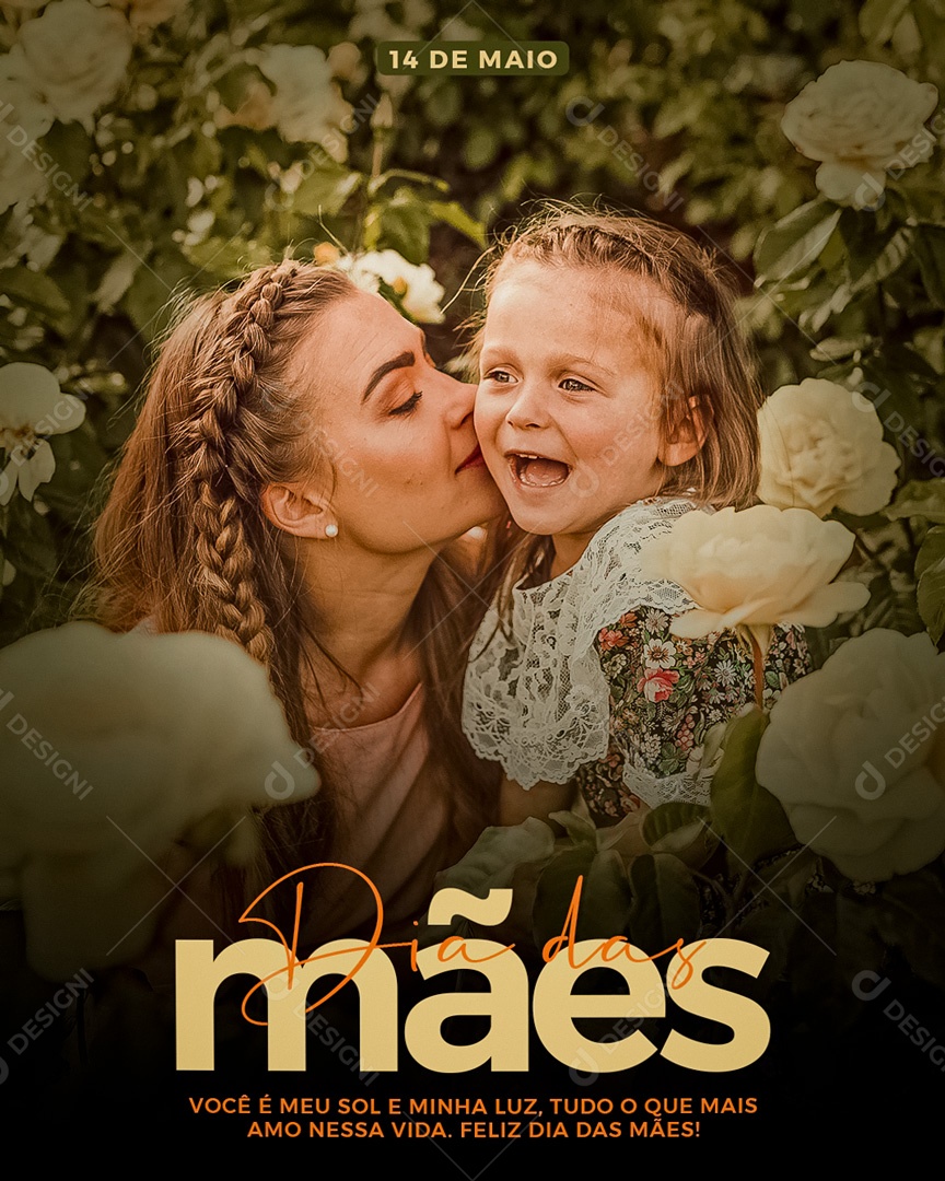 Social Media Story Mother's Day My Sun And My Light Editable PSD