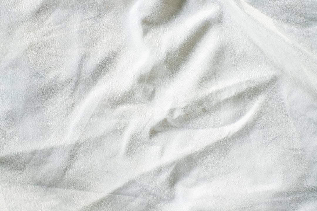 Papel branco limpo, fundo enrugado, abstrato. papel branco amassado, textura gradiente de linho branco estilo curva turva de tecido de luxo abstrato, roupa de cama enrugada e sombras cinza escuras, plano de fundo