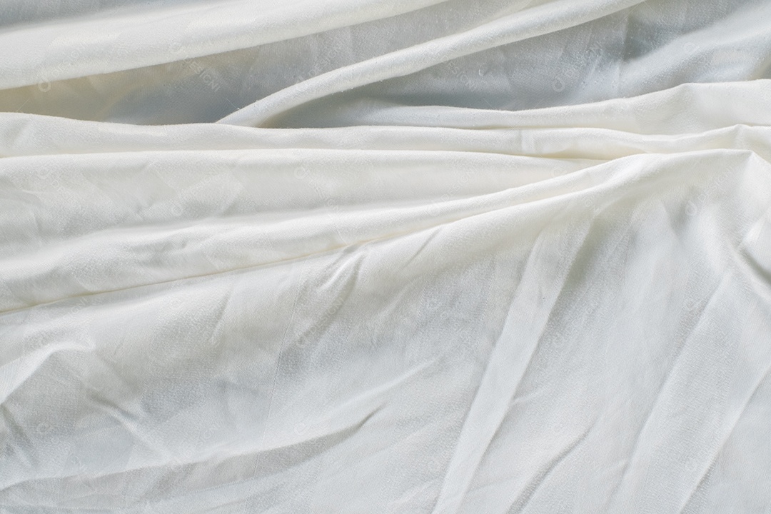 Papel branco limpo, fundo enrugado, abstrato. papel branco amassado, textura gradiente de linho branco estilo curva turva de tecido de luxo abstrato, roupa de cama enrugada e sombras cinza escuras, plano de fundo