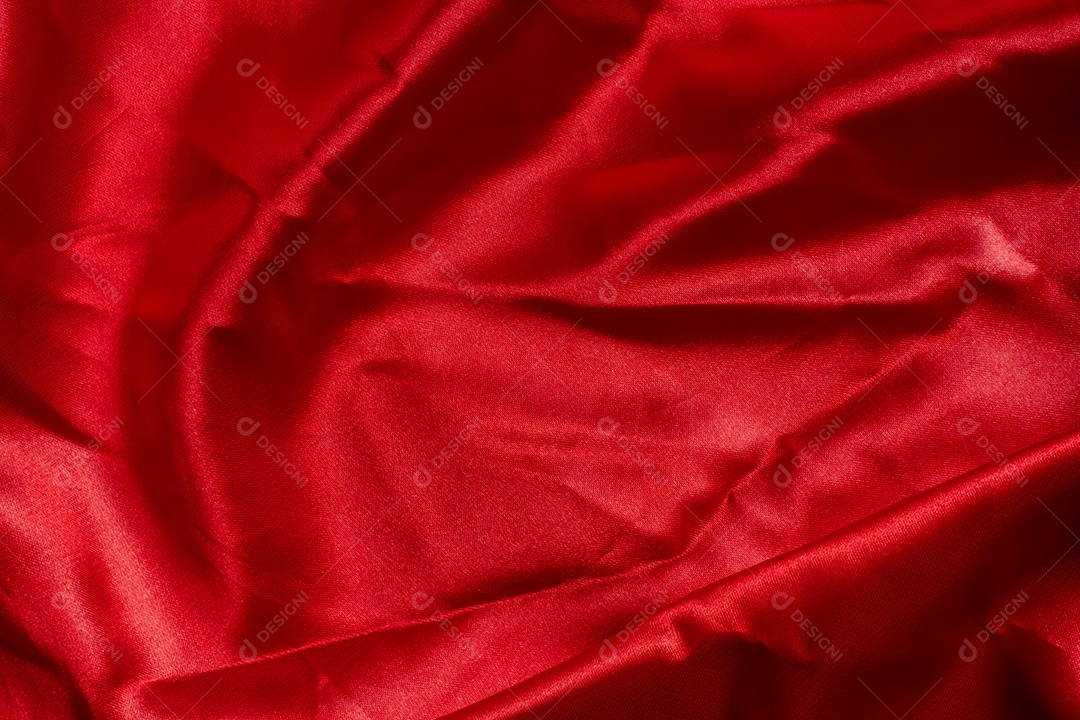 Fundo texturizado de tecido vermelho