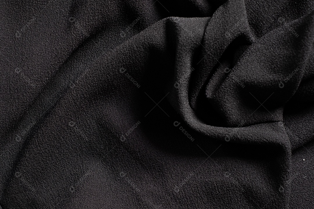 Fundo texturizado de tecido preto