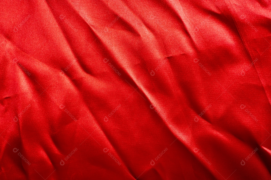 Fundo texturizado de tecido vermelho