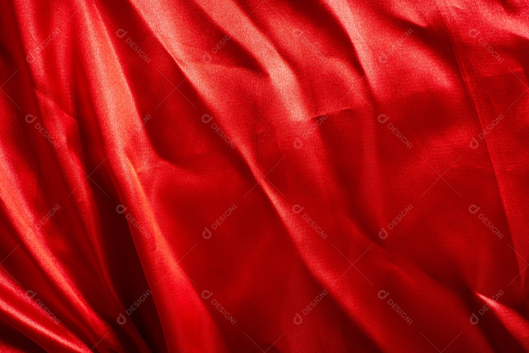 Fundo texturizado de tecido vermelho
