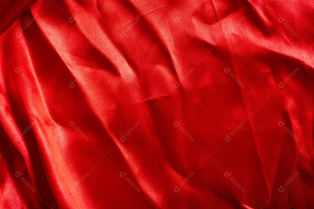 Fundo texturizado de tecido vermelho