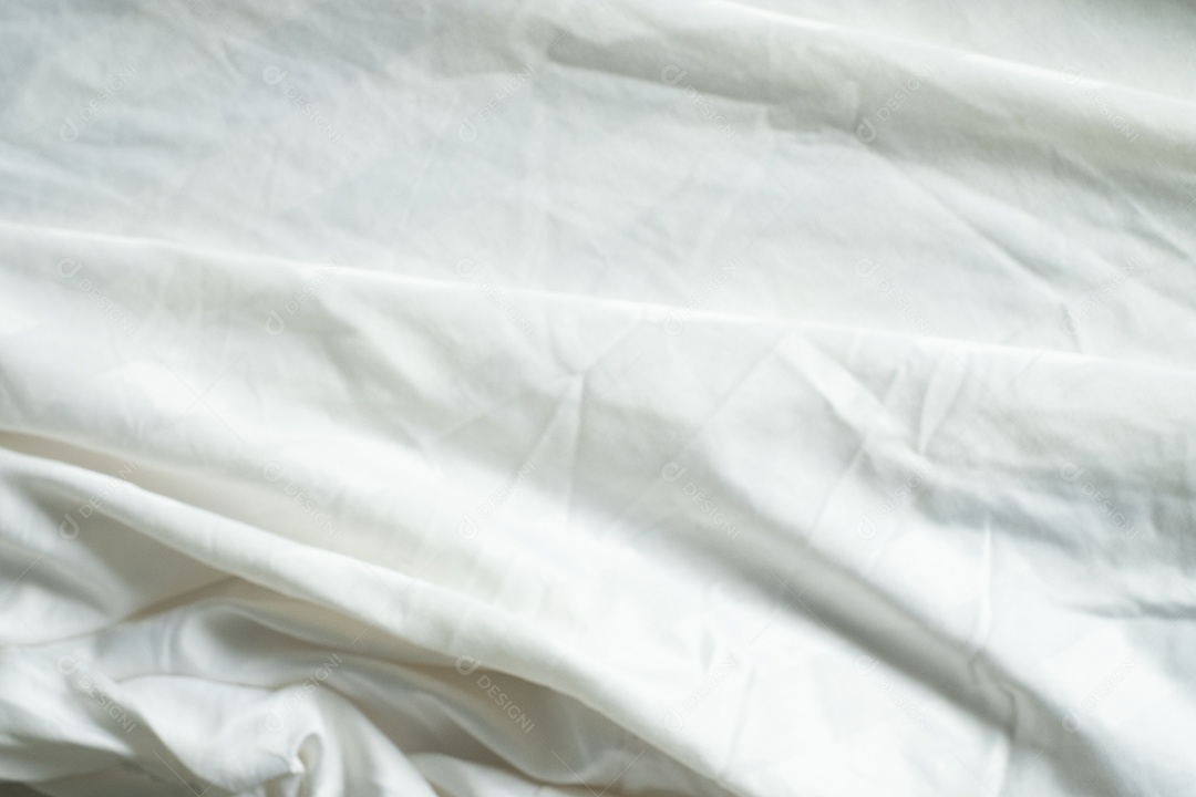 Fundo texturizado de tecido branco