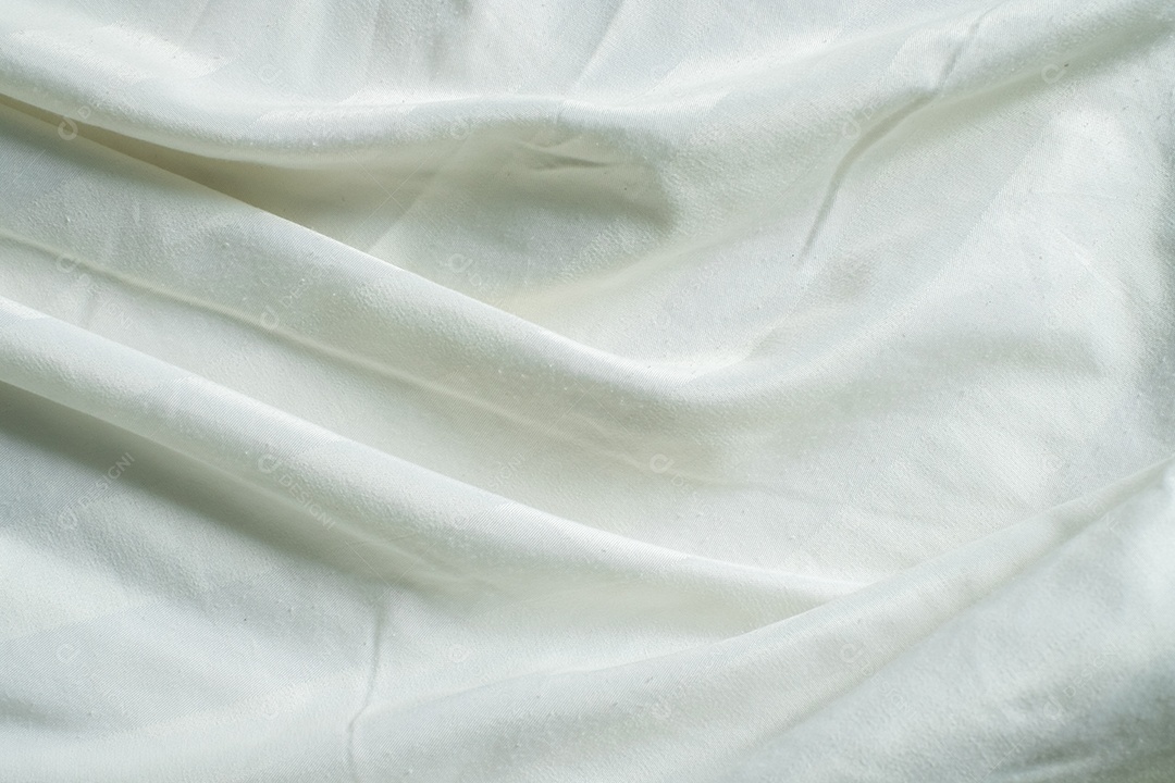 Textura gradiente de roupa de cama branca