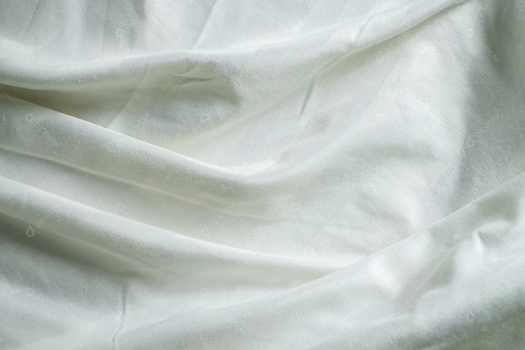Textura gradiente de roupa de cama branca