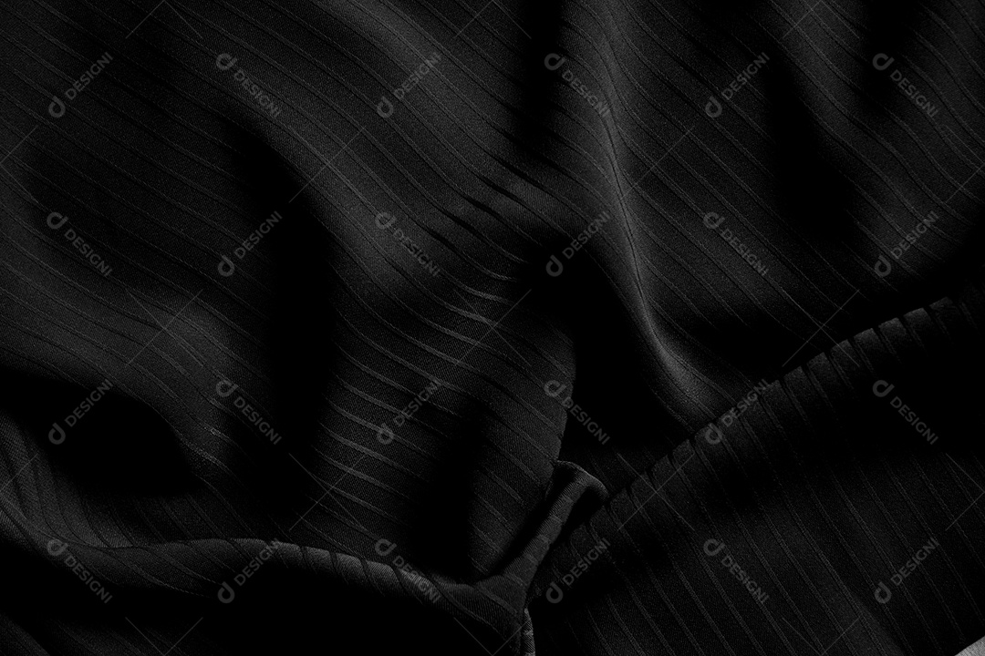 Fundo texturizado de tecido preto