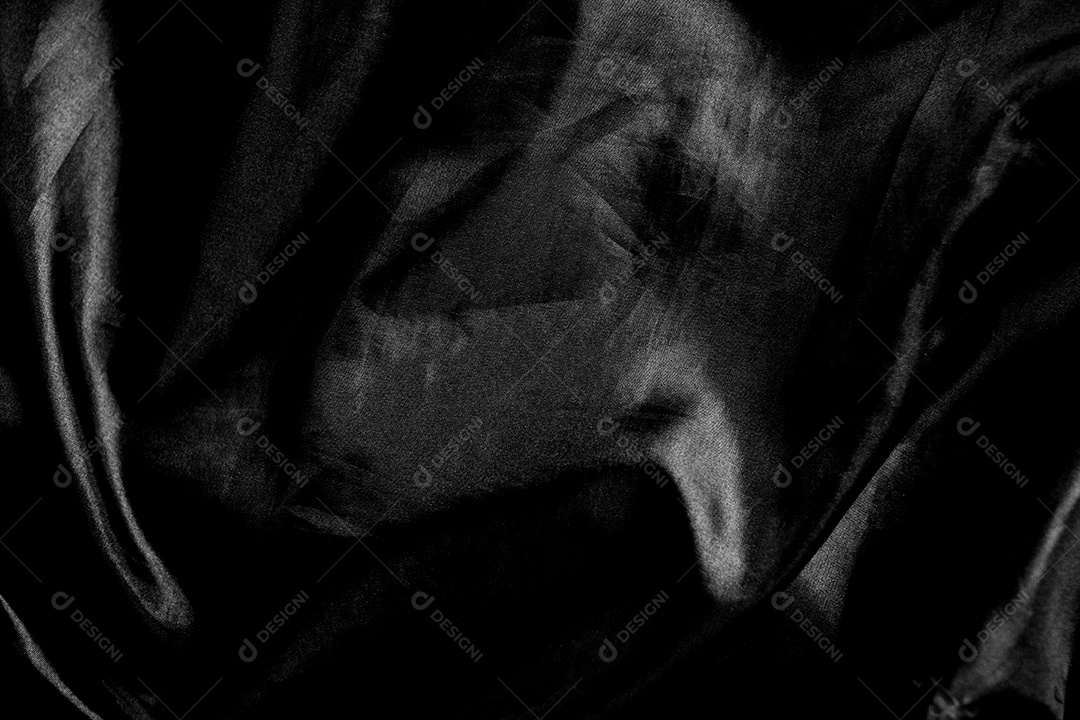 Fundo texturizado de tecido preto