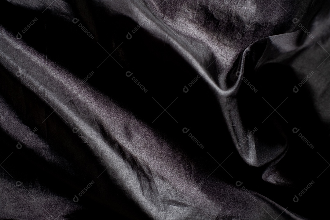 Fundo texturizado de tecido preto