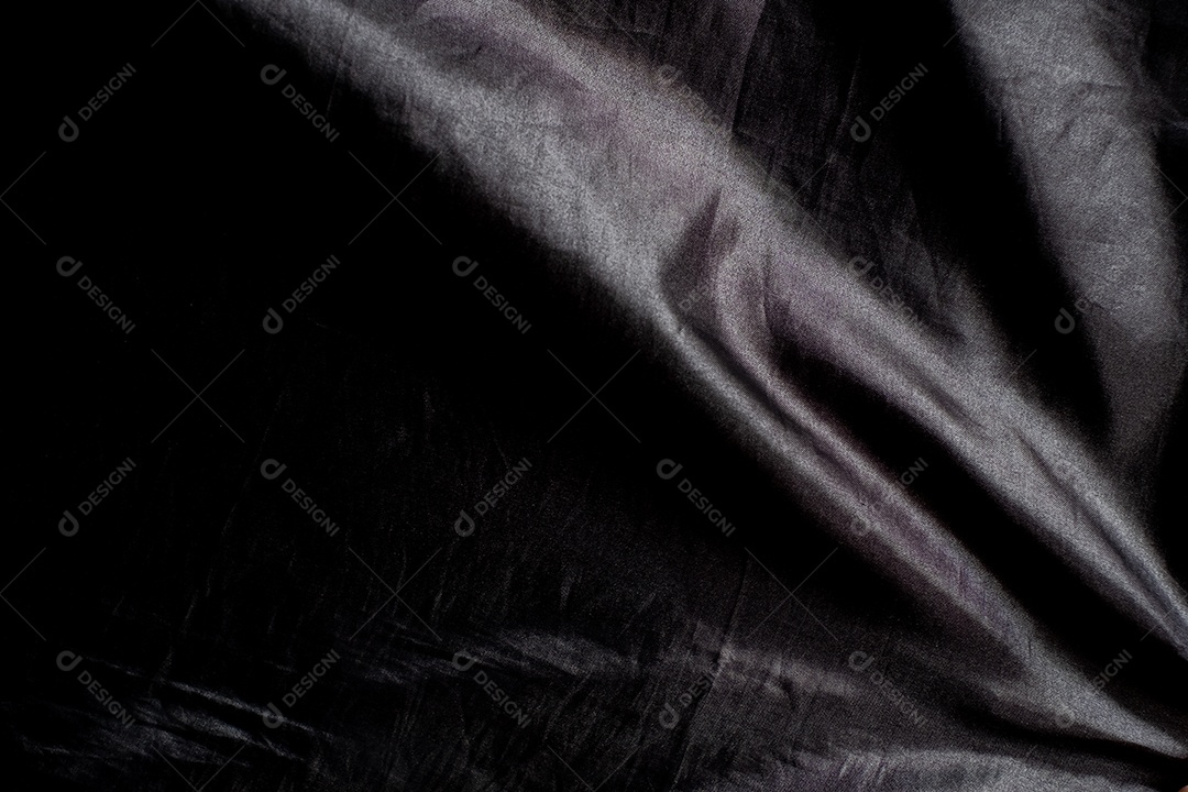 Fundo texturizado de tecido preto