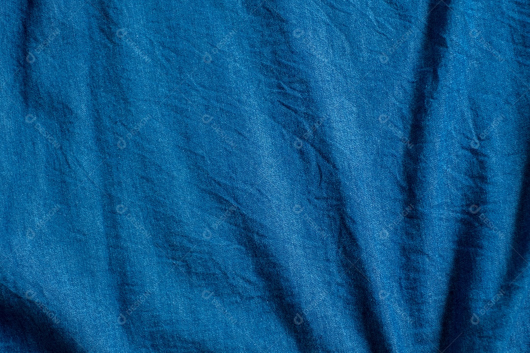Fundo texturizado de tecido azul