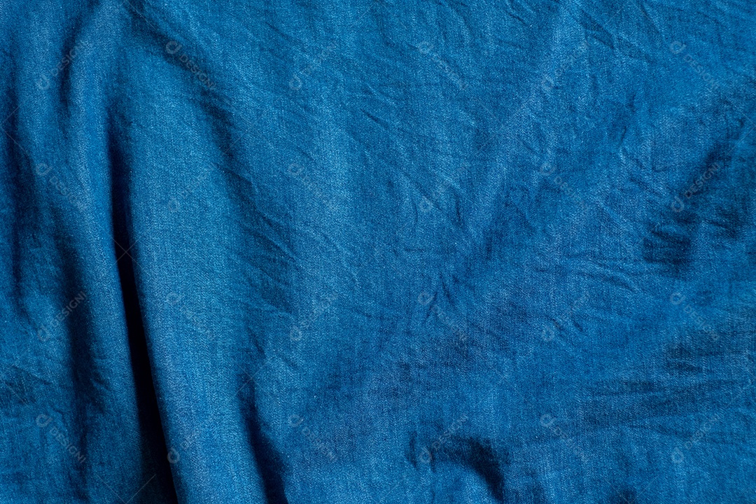 Fundo texturizado de tecido azul