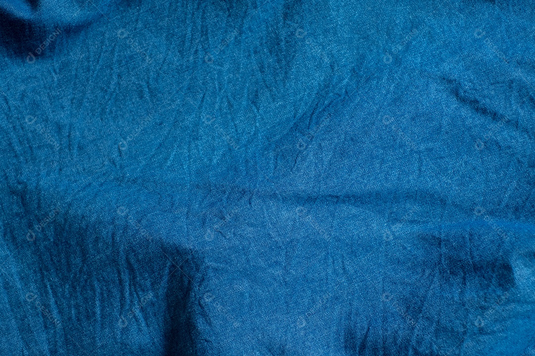 Fundo texturizado de tecido azul