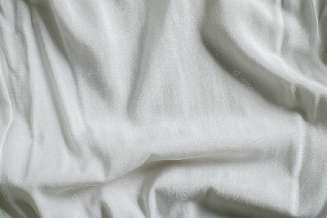 Fundo texturizado de tecido branco