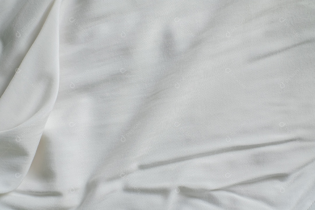 Fundo texturizado de tecido branco