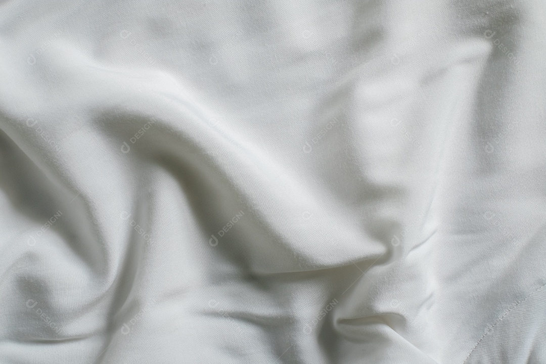 Fundo texturizado de tecido branco