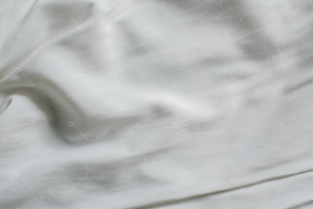 Fundo texturizado de tecido branco