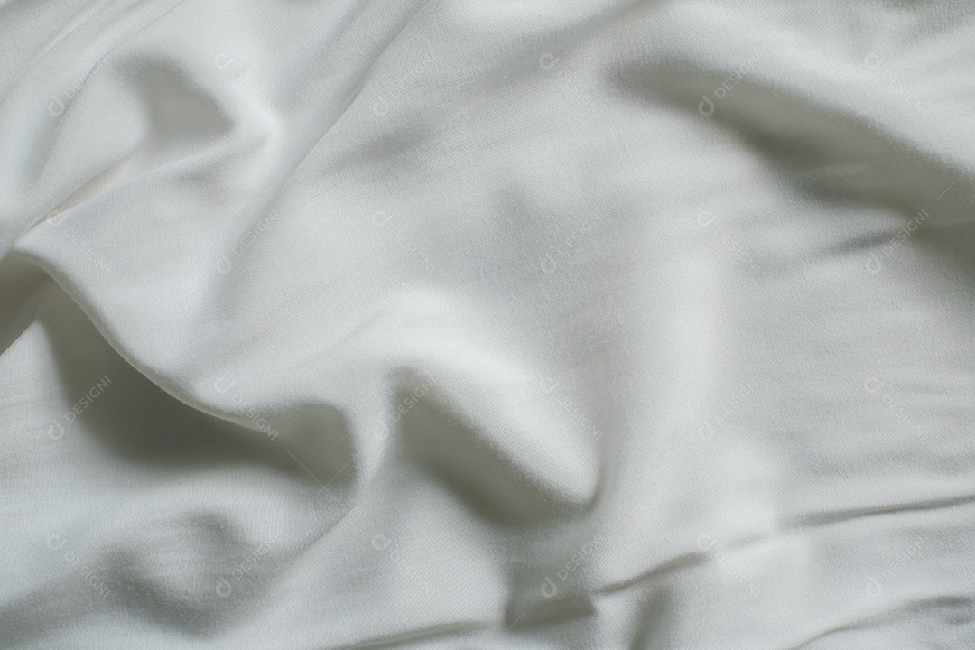 Fundo texturizado de tecido branco