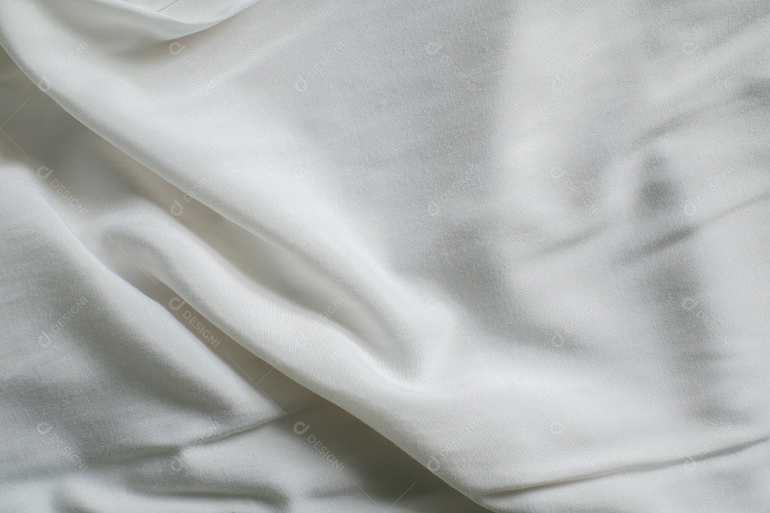 Fundo texturizado de tecido branco