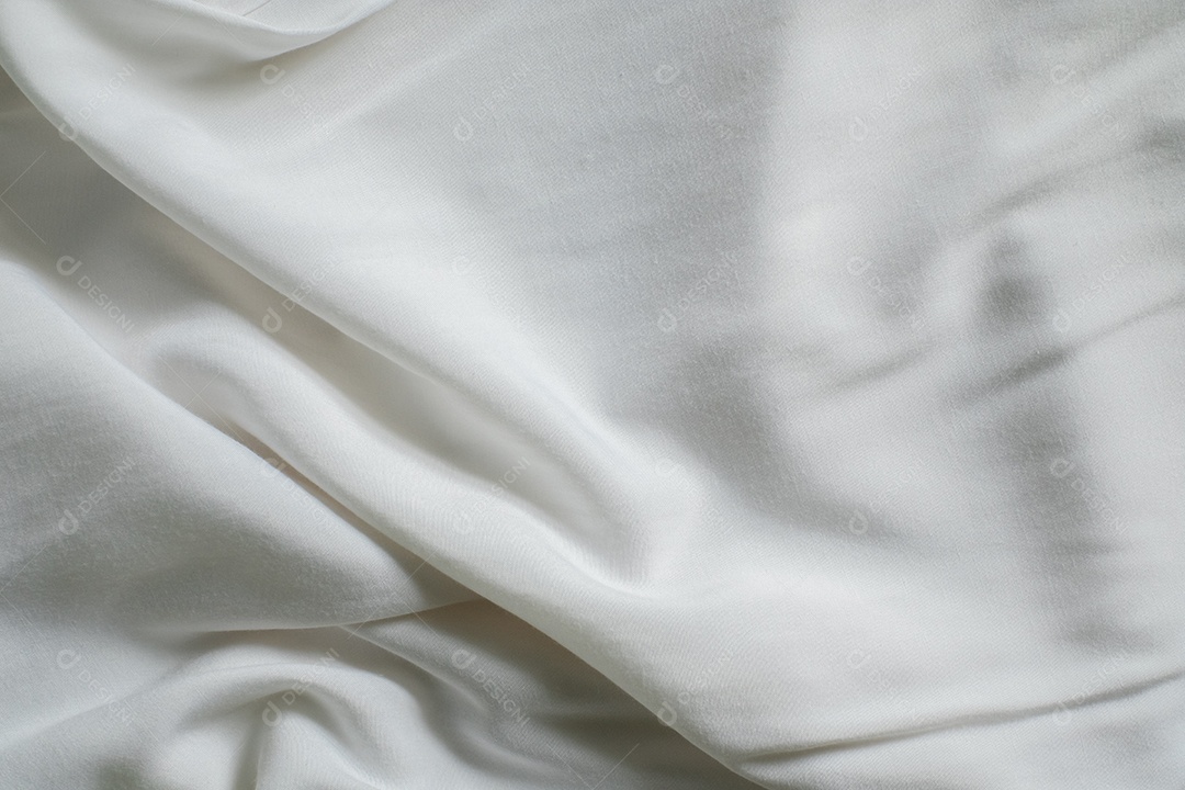 Fundo texturizado de tecido branco