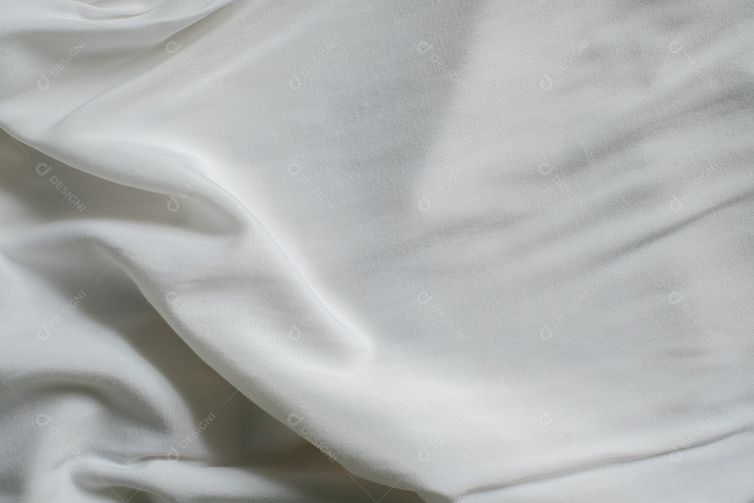 Fundo texturizado de tecido branco