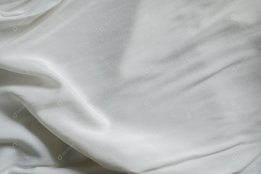 Fundo texturizado de tecido branco