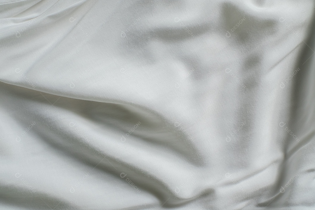 Fundo texturizado de tecido branco