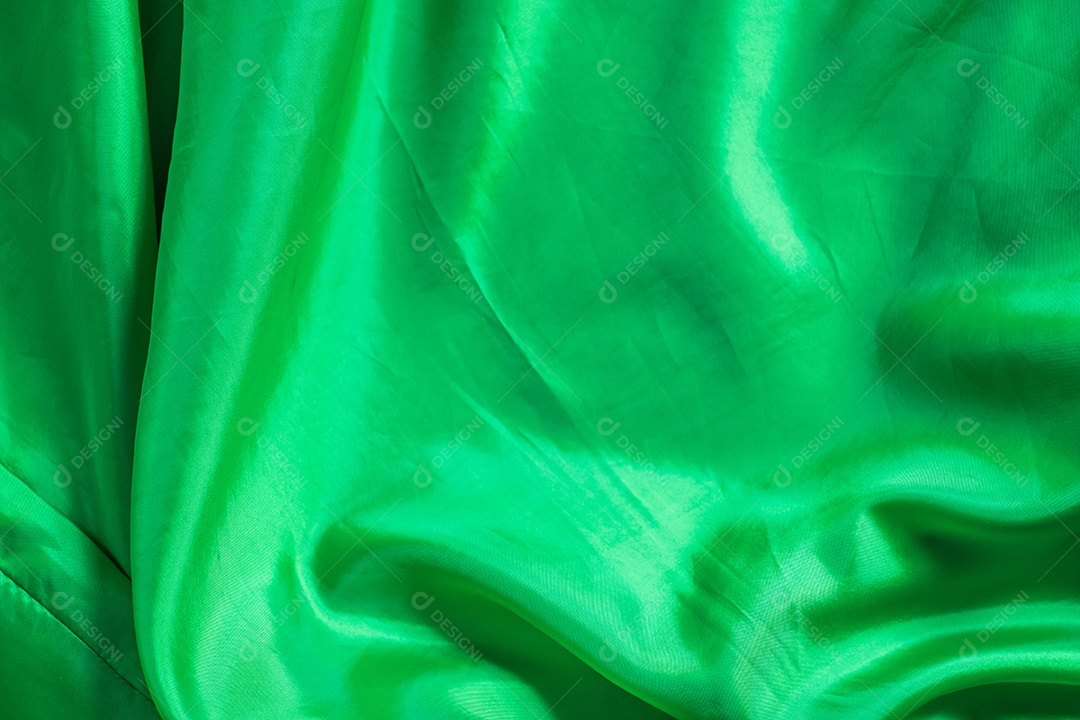 Fundo texturizado de tecido verde