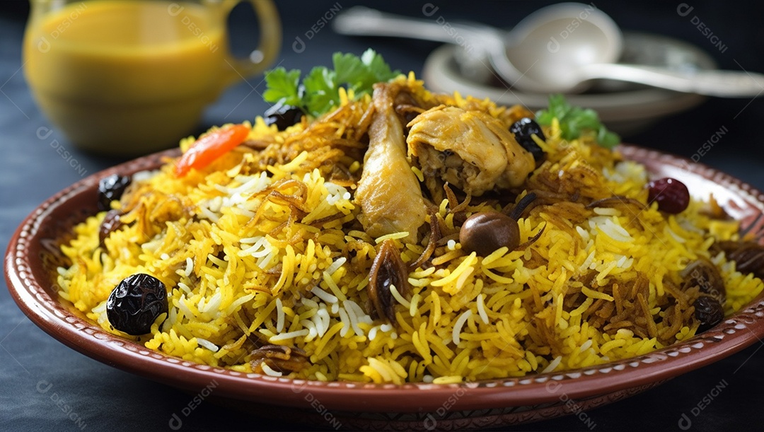 Deliciosa galinhada comida típica brasileira