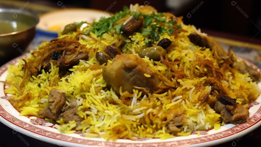 Deliciosa galinhada comida típica brasileira