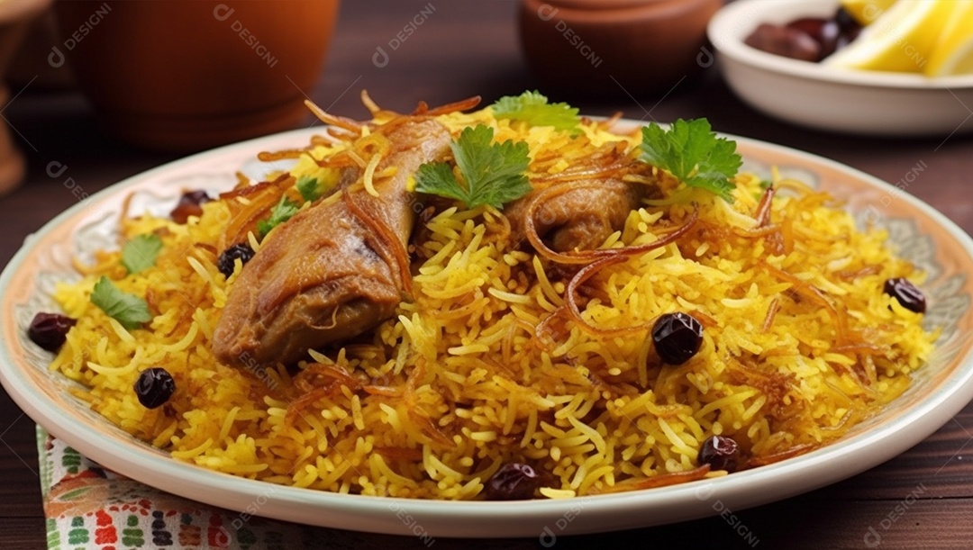 Deliciosa galinhada comida típica brasileira