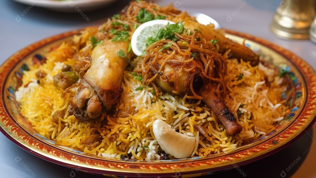 Deliciosa galinhada comida típica brasileira